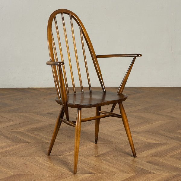 椅子 · 沙发英国埃尔姆 · 阿科尔ERCOL vintage quer扶手椅ercol椅英国温莎餐厅椅子vintage modan免费送货 #99398