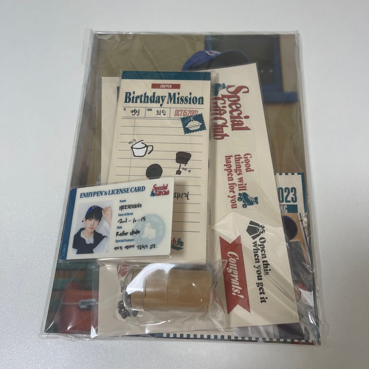 ENHYPEN HBD SPECIAL PACKAGE Special Gift Club HEESEUNG Hisense