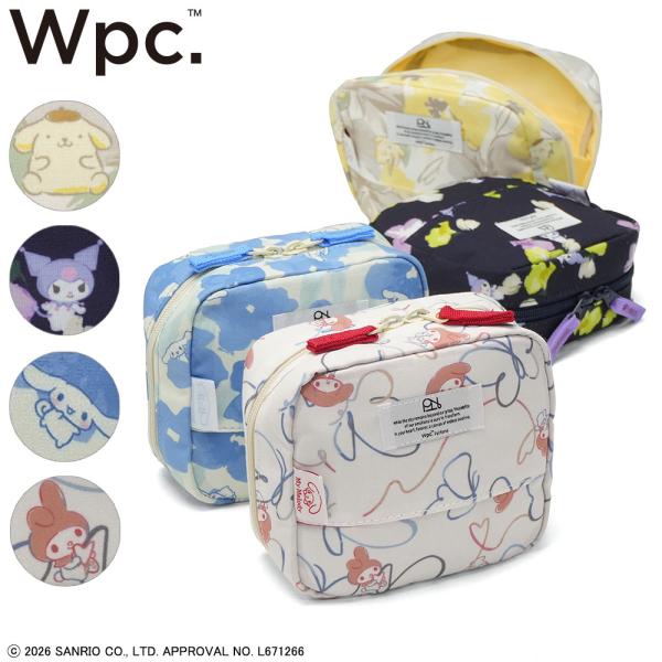 最高优惠41%★仅限10月11日 【支持邮政小包,免运费】 Wpc. 女士收纳包 Wpc.Patterns 三丽鸥卡通图案 防水方形收纳包 宽140