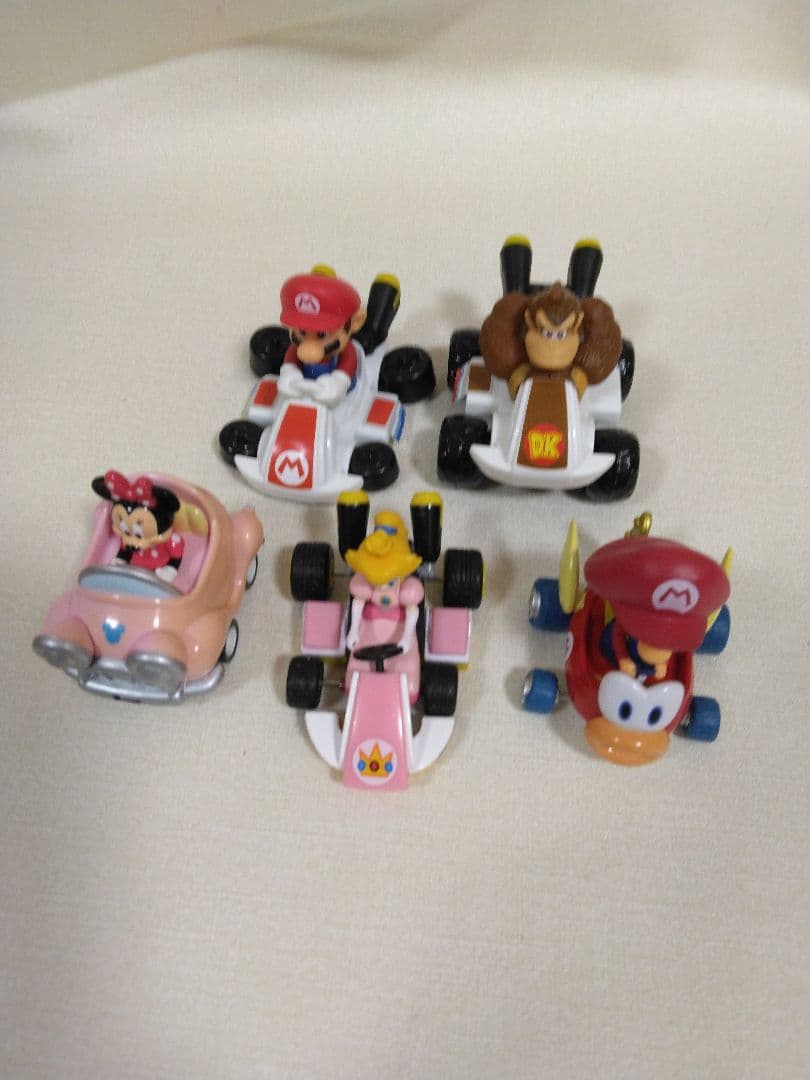 Mario Kart Disney Mini Car 5-Car Set Bundle