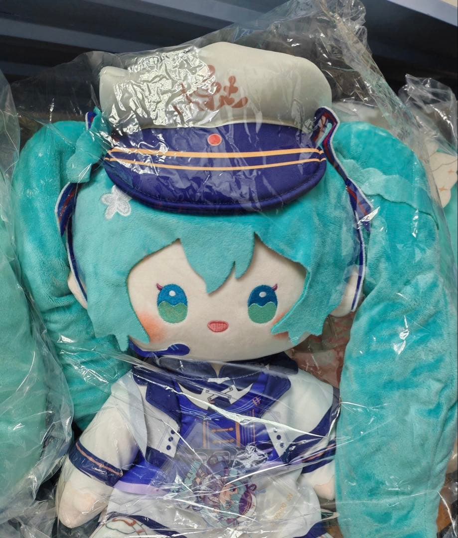 初音未来 潮汐之歌系列 毛绒玩具 坐姿玩偶 中国官方 正品