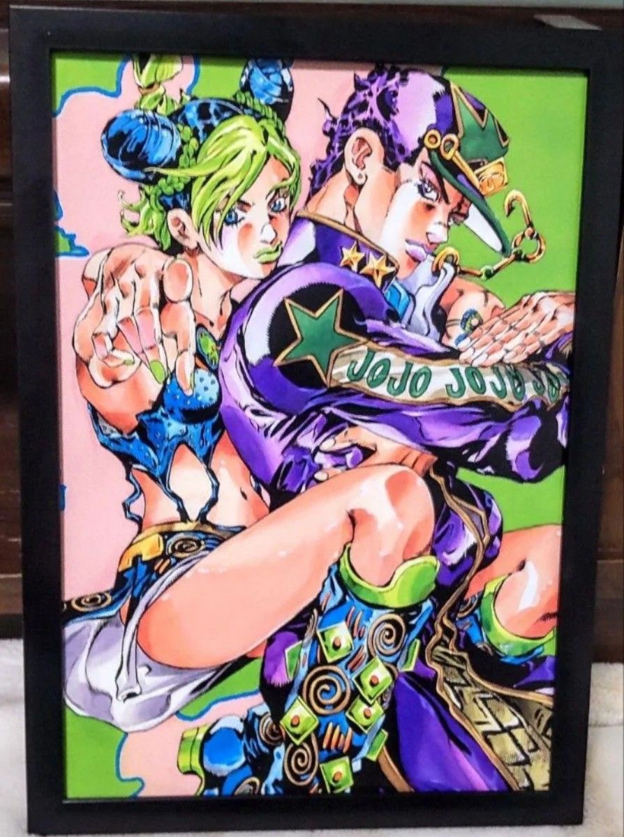 【602】jojo的奇妙冒险6部stone海洋空条徐伦 · 承太郎【附带A4海报 · 额1张】