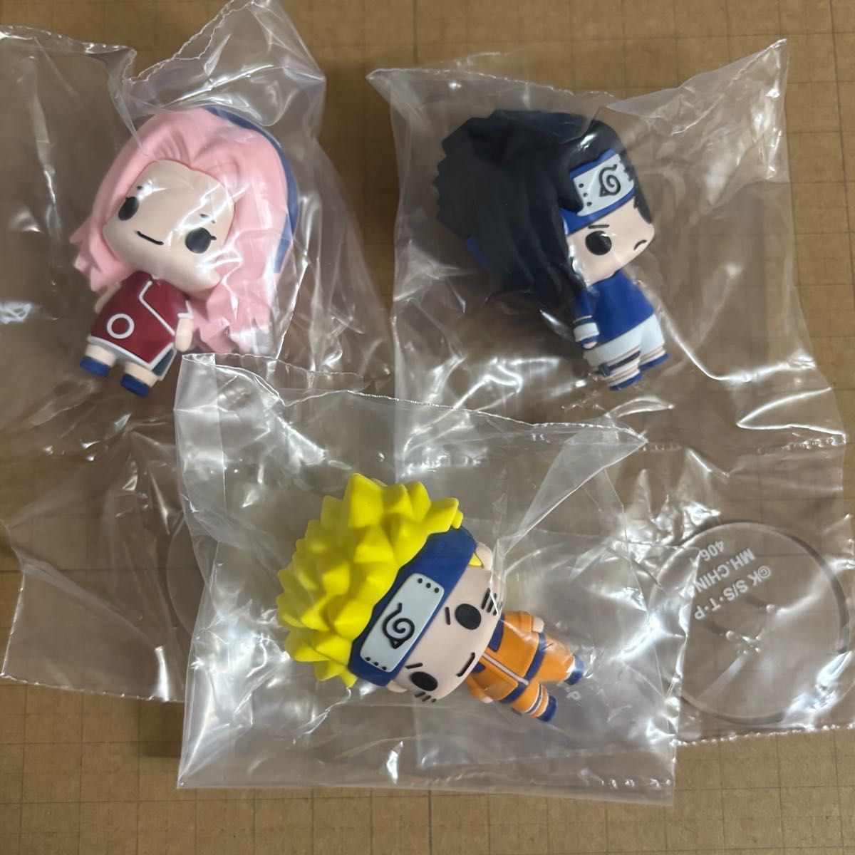 NARUTO 手办 3件套 鸣人 佐助 小樱