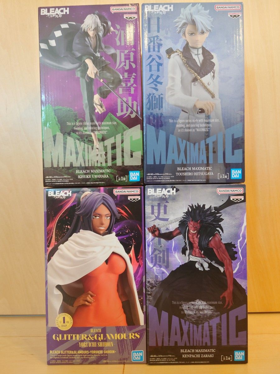 BLEACH 手办 4种套装 MAXIMATIC GLITTER&GLAMOURS