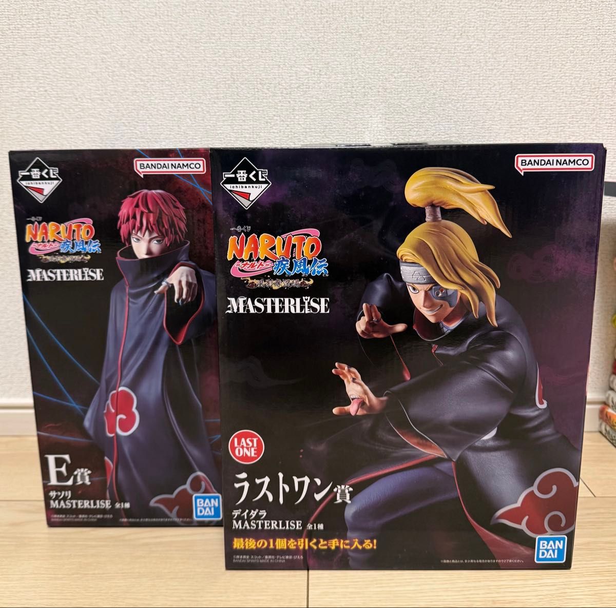 一番赏 NARUTO 疾风传 风影夺还篇 E赏 蝎 最后一赏 迪达拉 手办 2件套