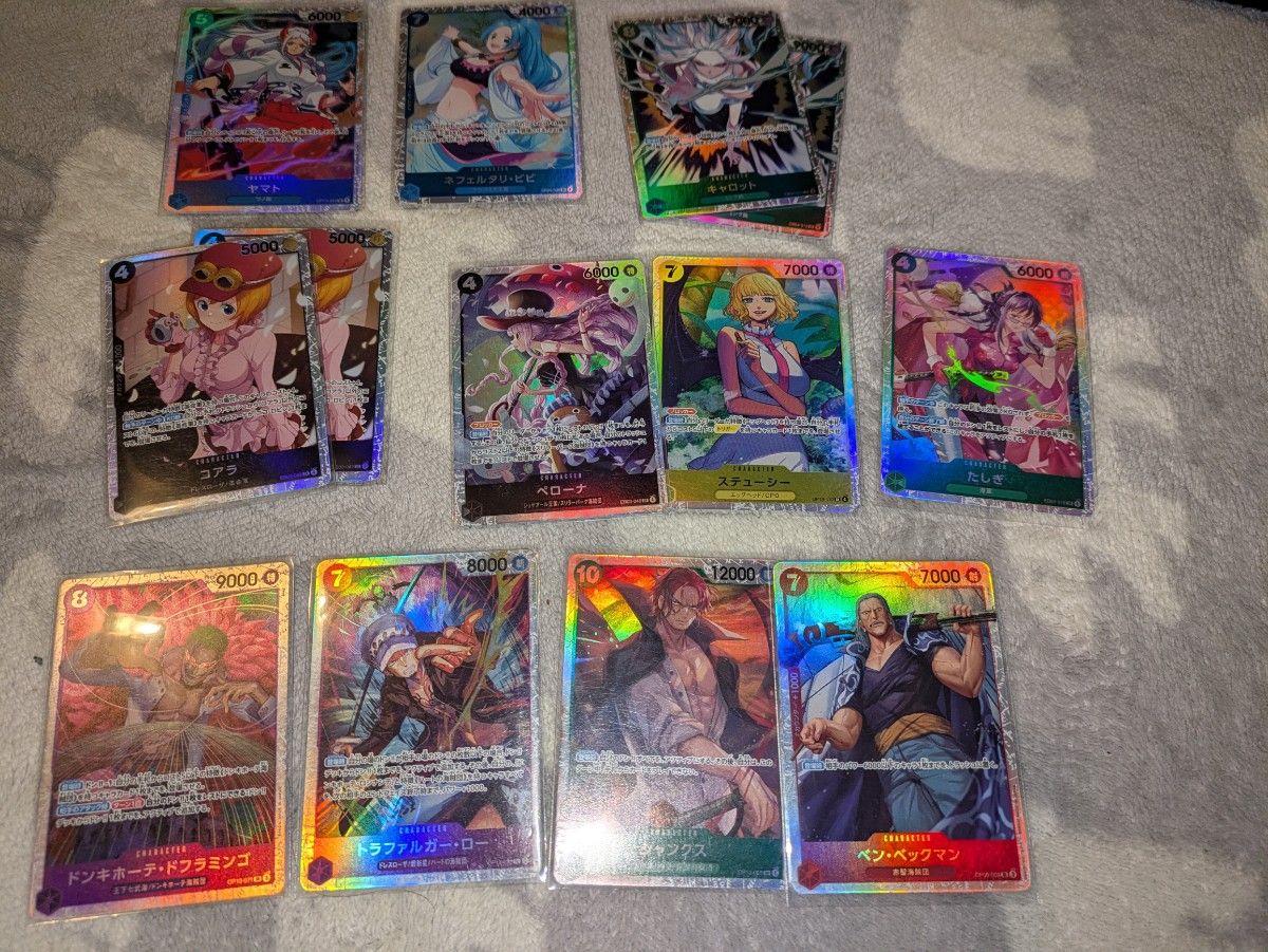 One pice card游戏集中销售yamatobi core perona shanks等SR共计13张