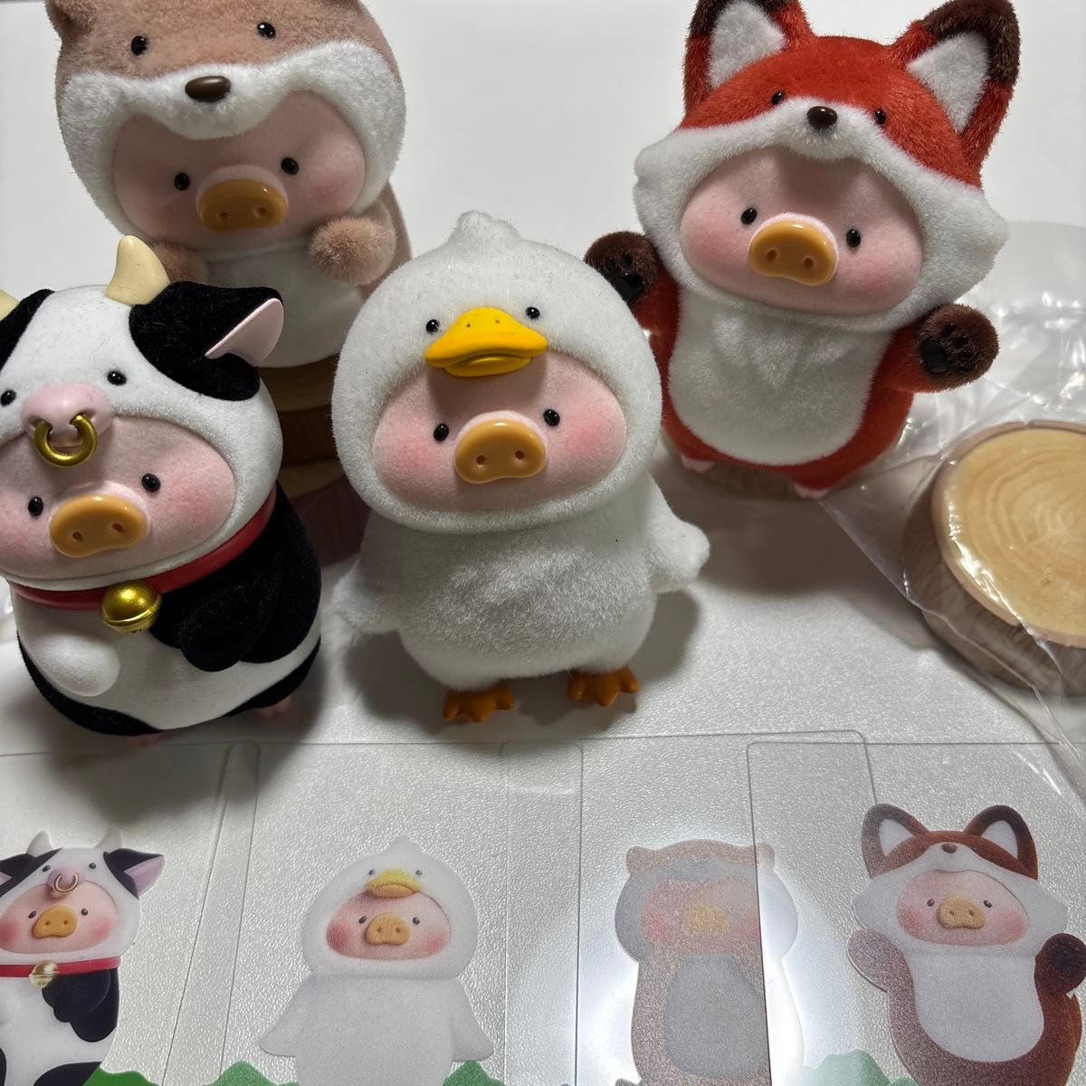 LULU THE PIGGY 动物派对 手办 4件套装