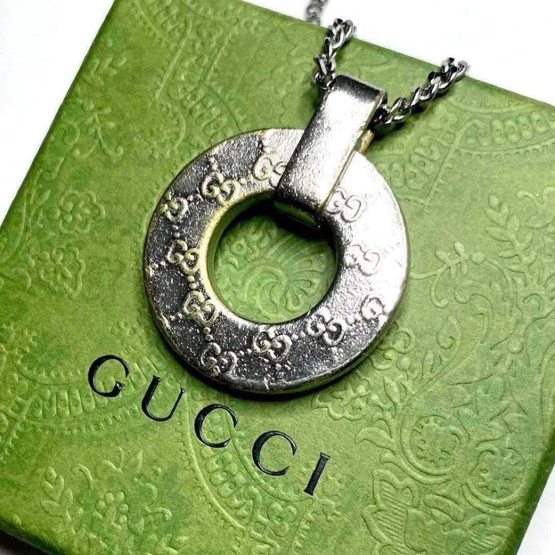 GUCCI 古驰 GG 圆形大号项链 喜平链 GG Monogram