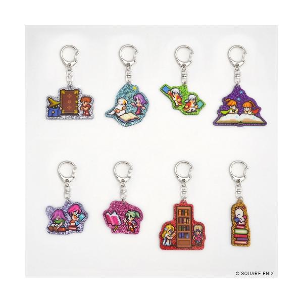 ファイナルファンタジー ピクセルリマスター Book Characters グリッターアクリルキーホルダーコレクション 8個入りBOX / FFグッズ