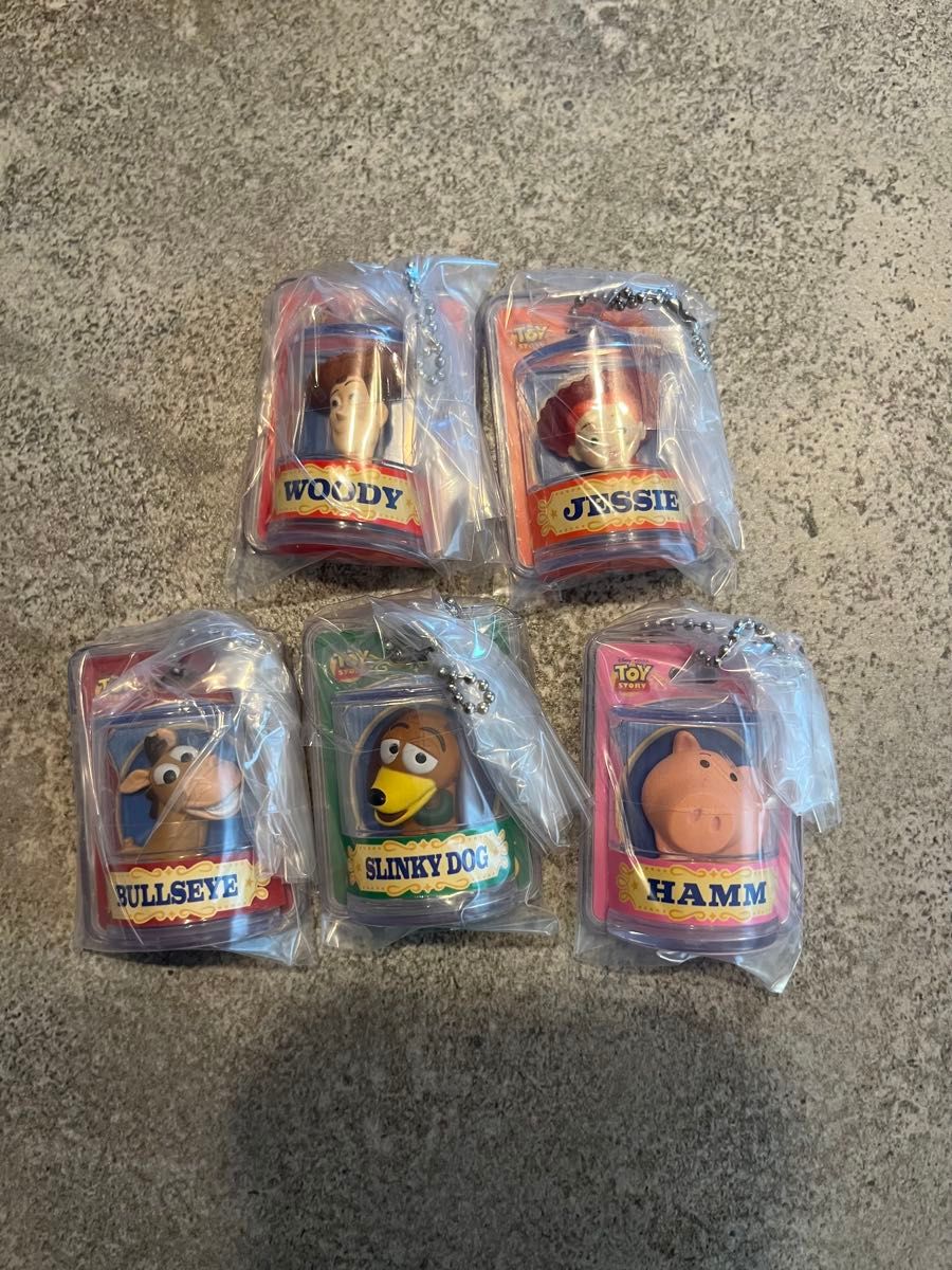 Toy Story Package Charms 5-Piece Set: Woody, Jessie, Bullseye, Slinky Dog, Ham
