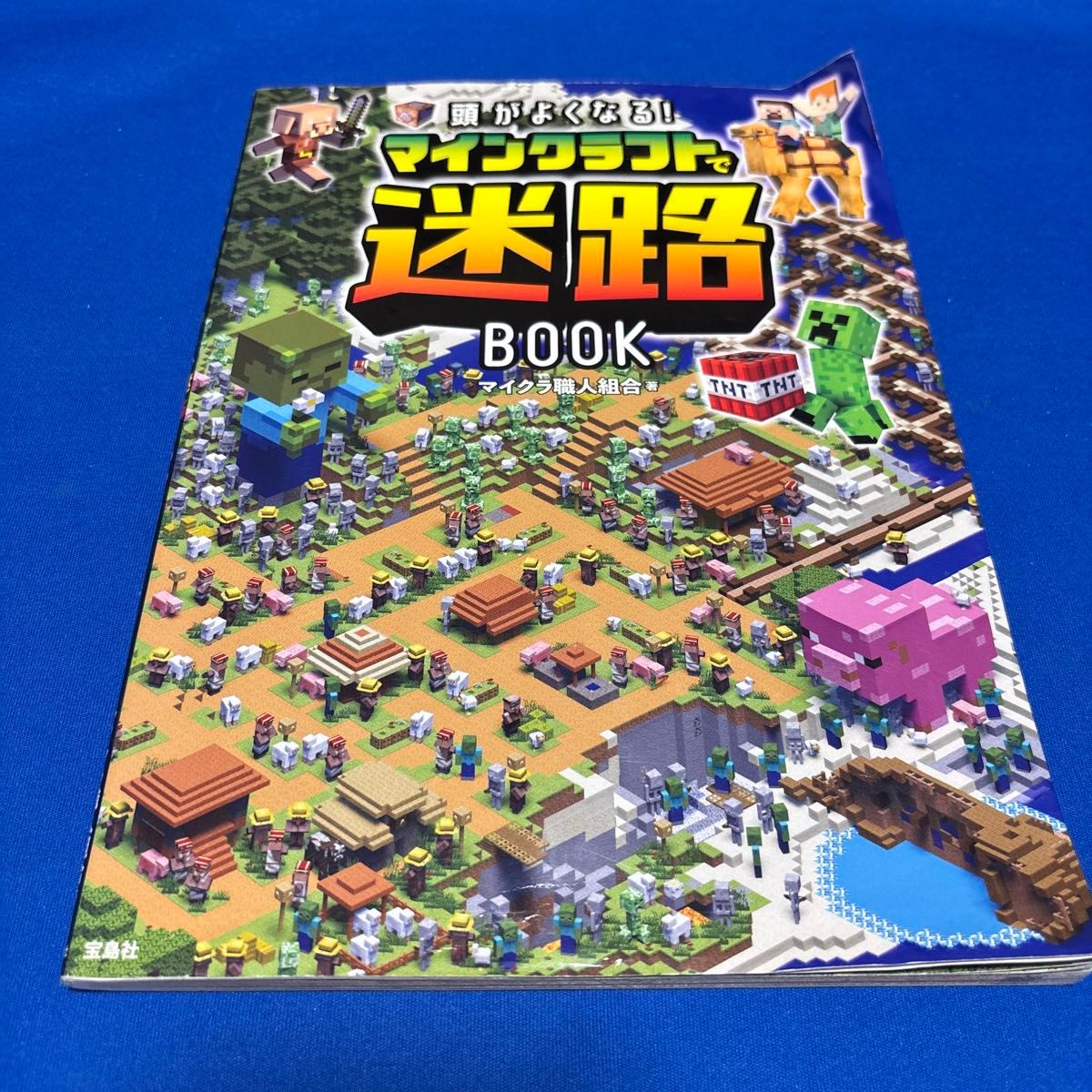 頭がよくなる! マインクラフトで迷路BOOK マイクラ