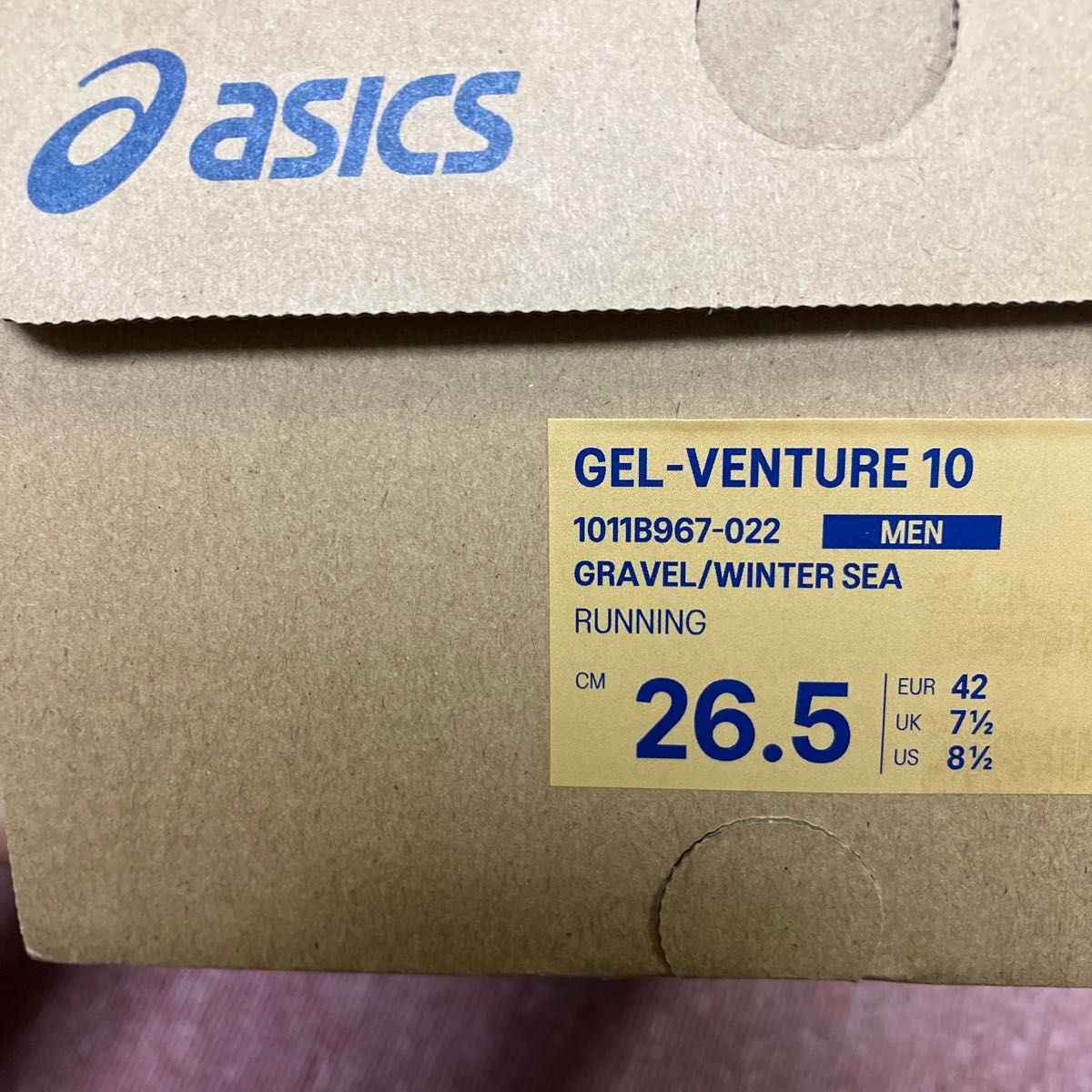 【品相极佳】亚瑟士 ASICS GEL-VENTURE 10 1011B967-022 26.5厘米