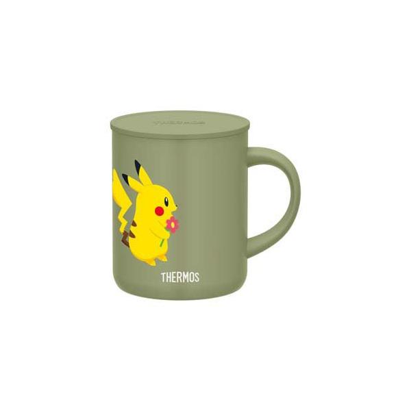 サーモス 真空断熱マグカップ 350ml ピカチュウ オリーブグリーン JDG-351PK OG ( 1個 )/ サーモス(THERMOS)