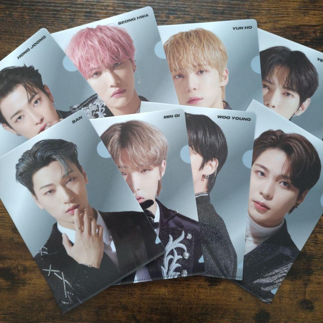 ATEEZ A5 透明文件夹 全8种套装