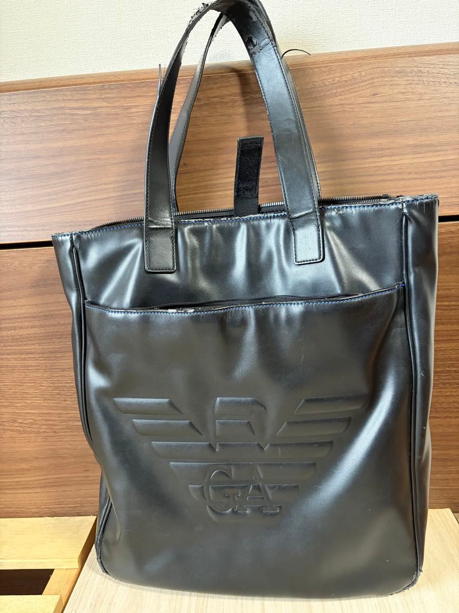 [Final price reduction] Emporio Armani tote bag black eagle logo