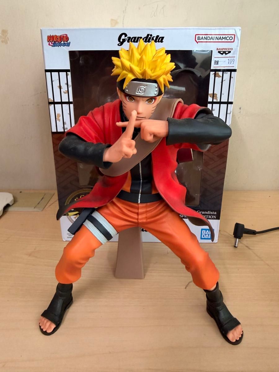 これから一日ごと値上げしていきます。NARUTO 疾風伝 Grandista うずまきナルト フィギュア 海外限定 仙人モード