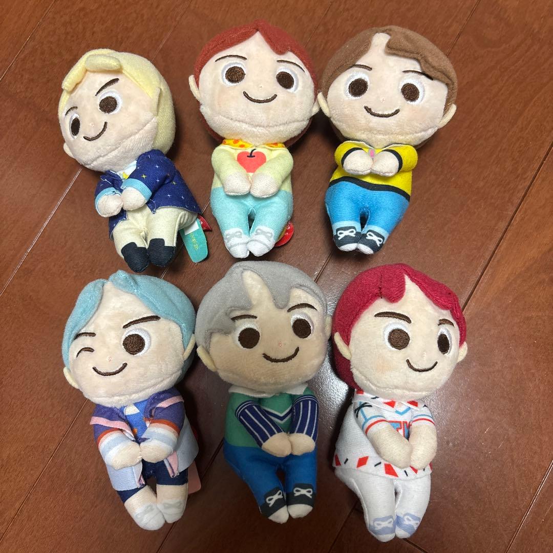 BTS TinyTAN小宝宝毛绒玩具6体套装