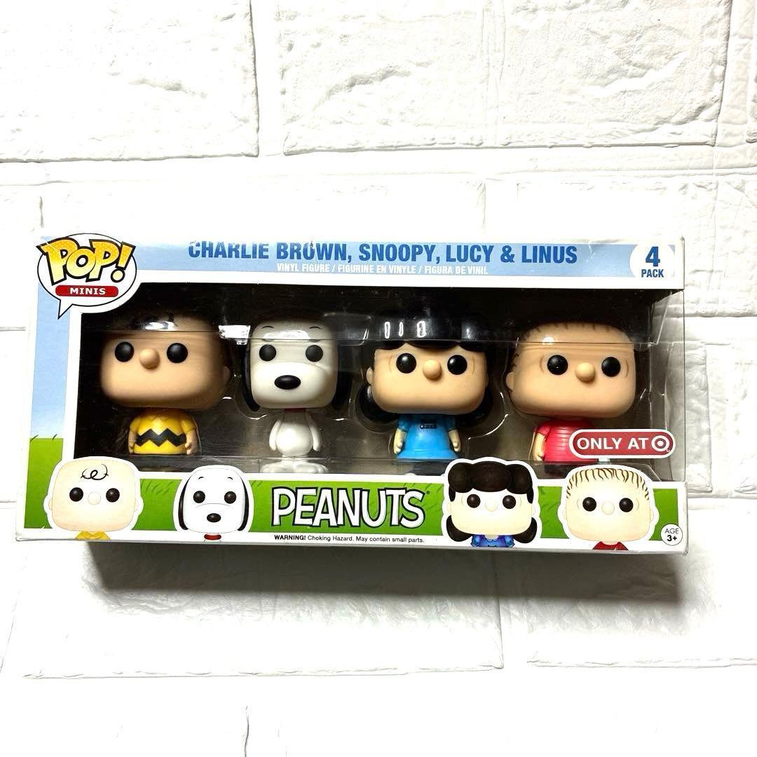 史努比SNOOPY Funko Pop 4体套装 仅开封未使用 盒子有破损