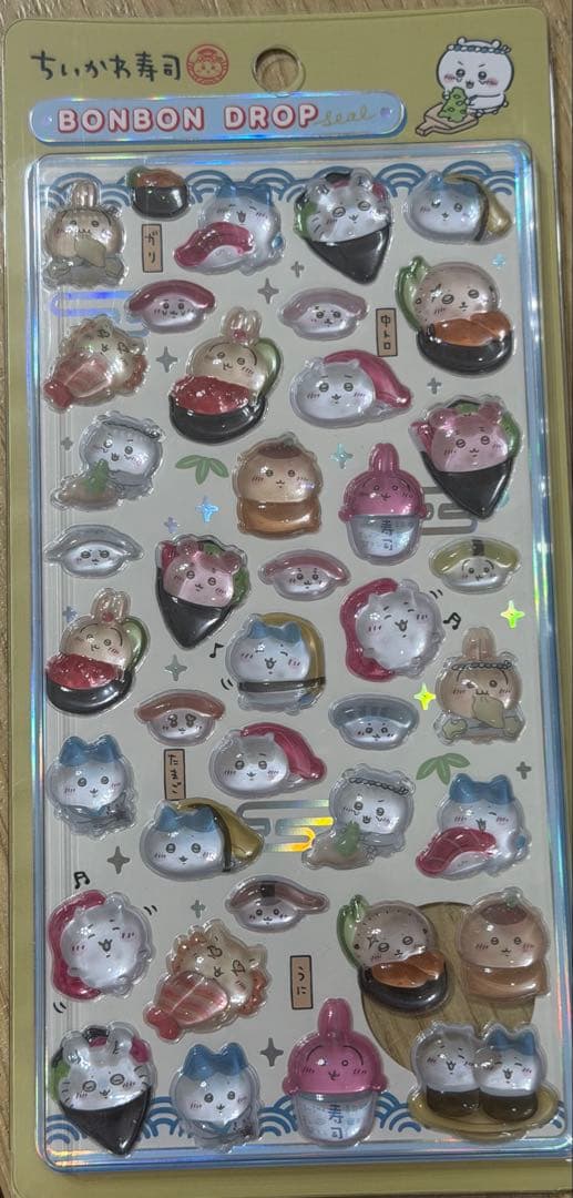 Chiikawa Sushi Bonbon Drop Seal Sushi Genuine Product Unopened