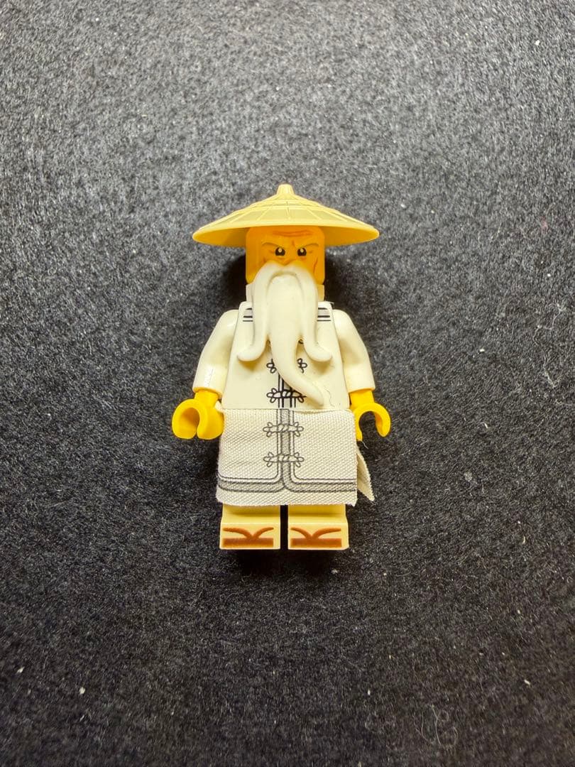 【正品】LEGO 幻影忍者 吴大师 njo0354 白色长袍 迷你人仔