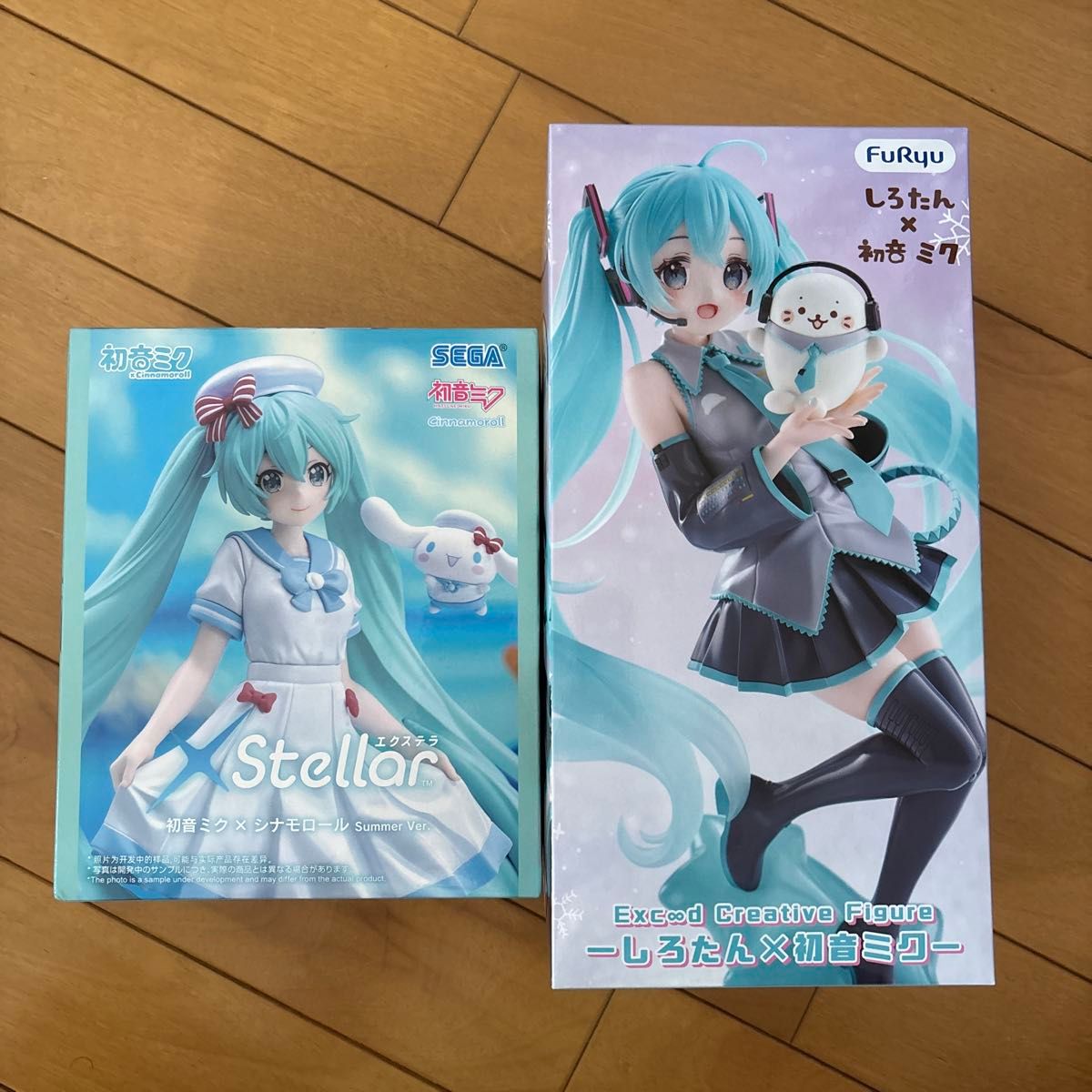 初音未来 手办 2件套 Xstellar 肉桂狗 夏日版 & 白兔合作款