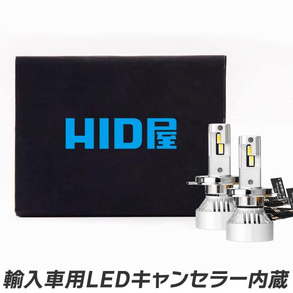 HID车灯 LED H7 H11 H4 灯泡 远近光 H8 H10 HB3 HB4 49600坎德拉 适用于进口车 带警告取消功能 大灯 WC系列 6500K 两年质保
