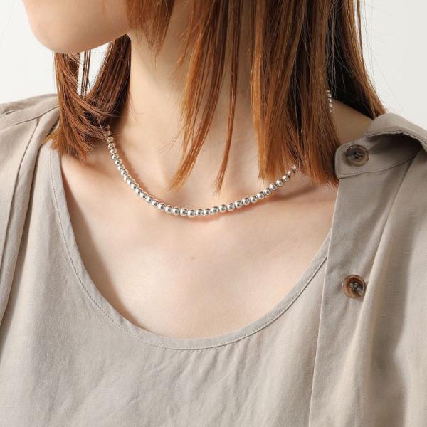 HARPO ハルポ 项链 Boule Necklace ボール 16/5 40cm/16inch/5mm Navajo Pearl ナバホパール 女士 配饰 银色