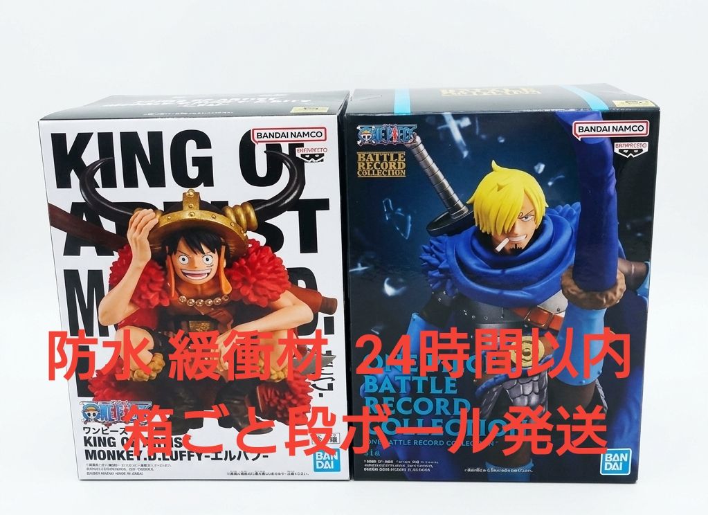 One Piece Figure KING OF ARTIST Luffy & BATTLE RECORD COLLECTION Sanji