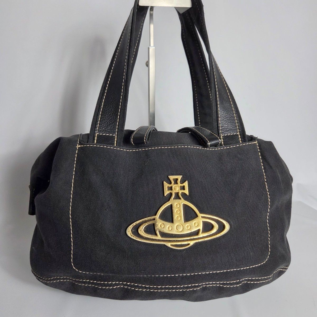 Vivienne Westwood ヴィヴィアンウエストウッド オーブ トートバッグ y2k 00s ハンドバッグ 黒