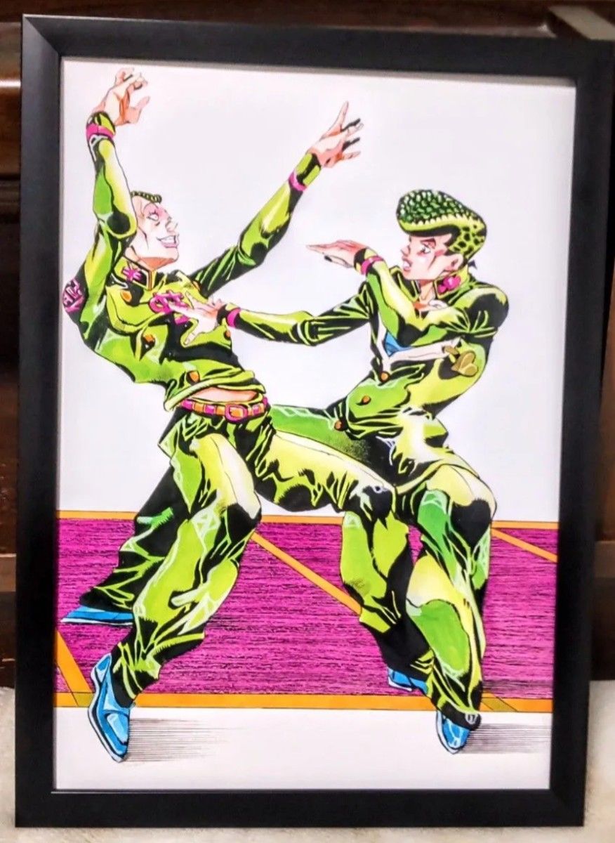 【407】jojo的奇妙冒险4部东方仗助 · 虹村亿泰 · 杉本铃美 · 托尼奥等【A4 · 双面海报 · 附带1张额头】