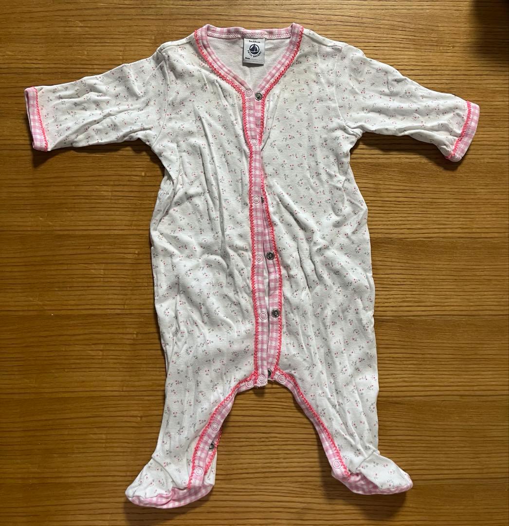 Petit Bateau 带袜长袖连体衣 3M/60cm