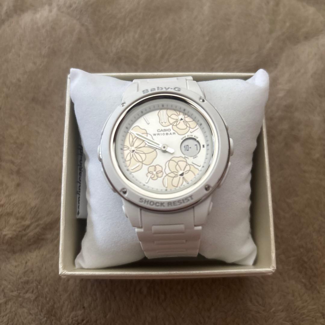 CASIO BABY-G白花纹手表