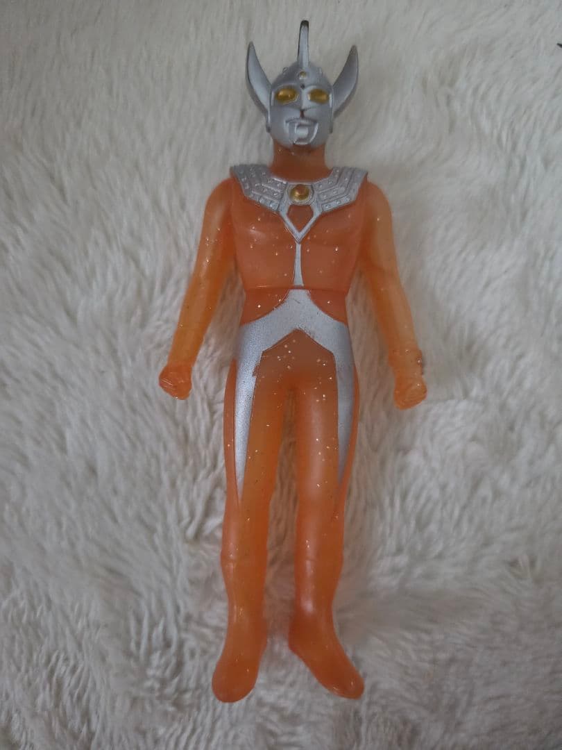Ultraman Taro Sofubi 500 Special Color Version Clear Orange