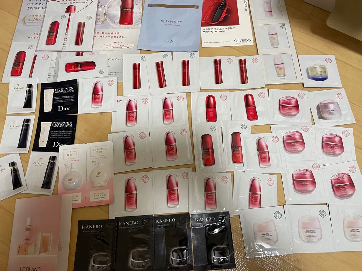 50件以上 专柜化妆品 护肤 样品套装 资生堂 倩碧 迪奥 佳丽宝