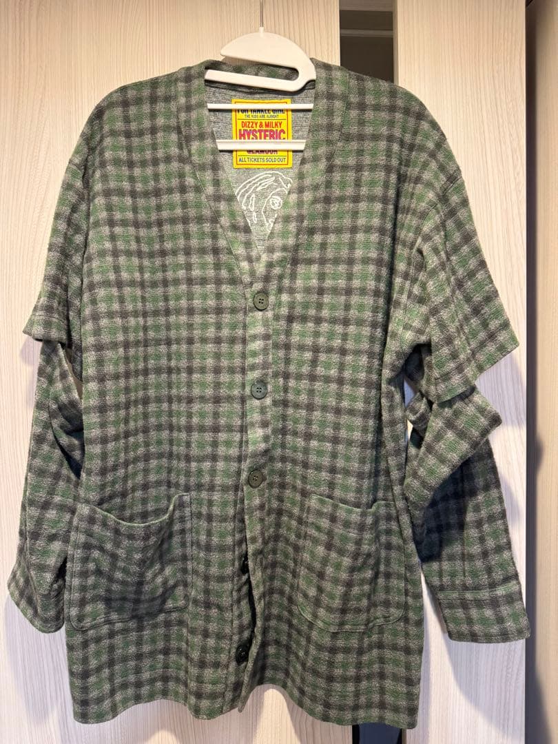 Hysteric Glamour 刺绣 宽松针织开衫