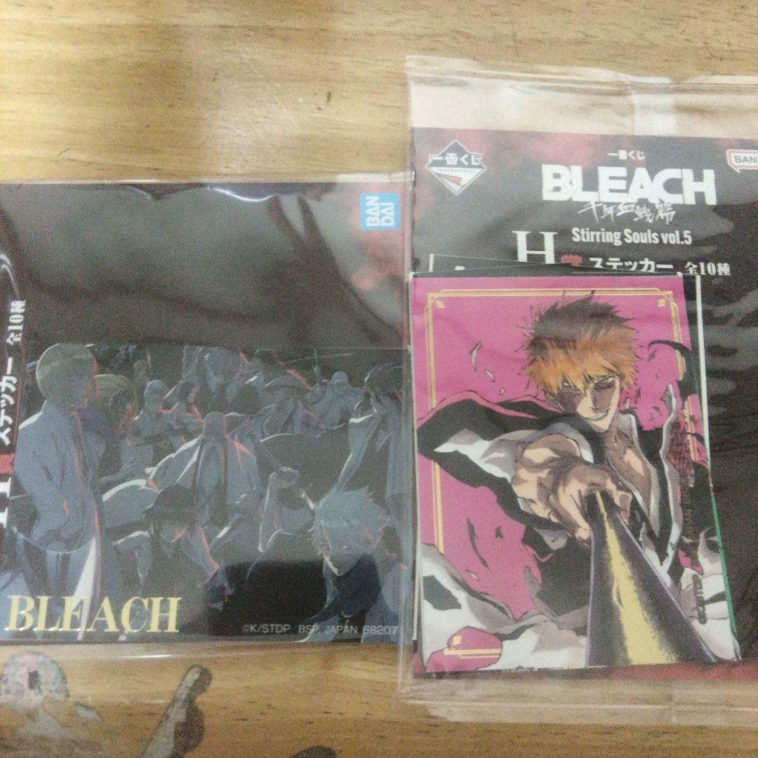 一番赏 BLEACH 千年血战篇 G奖 透明海报3种 H奖 贴纸2种