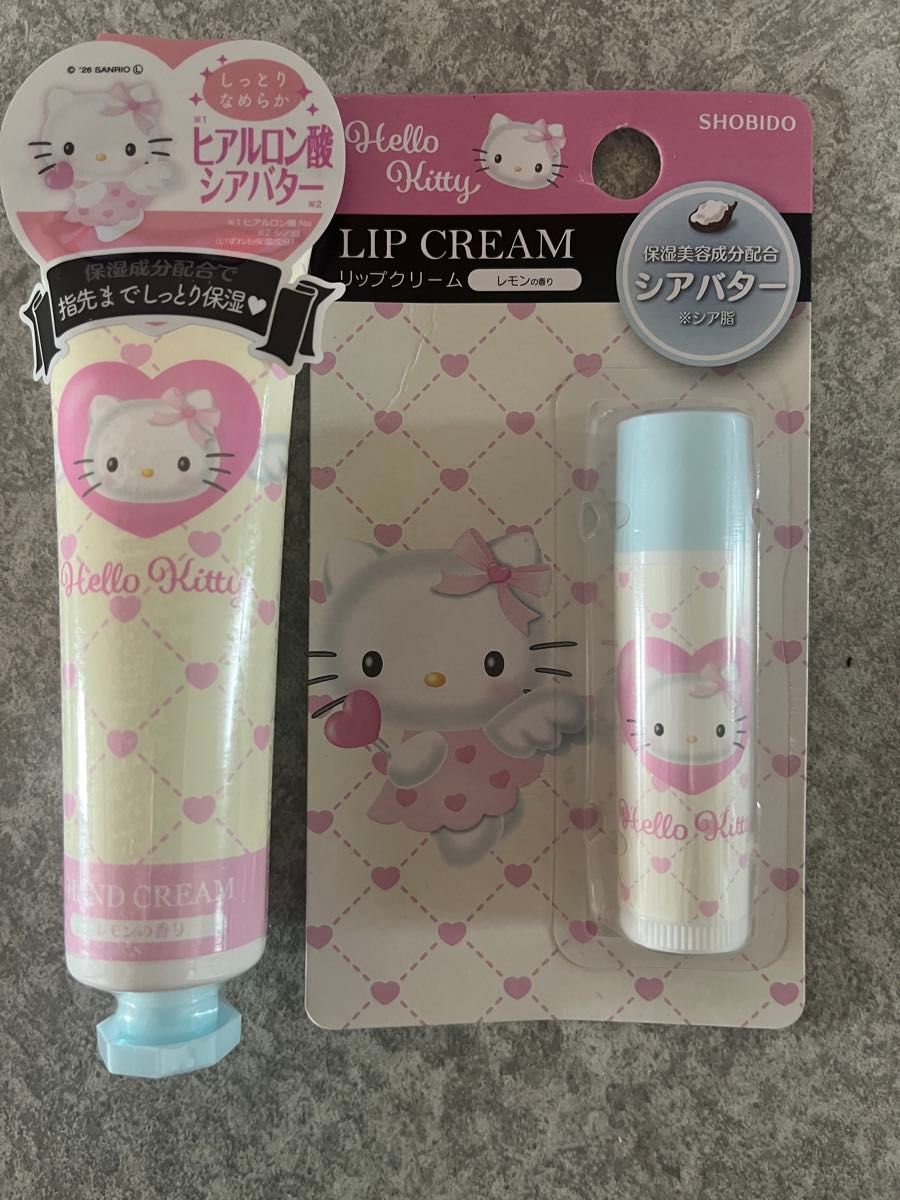 Hello kitty唇膏 & 护手霜