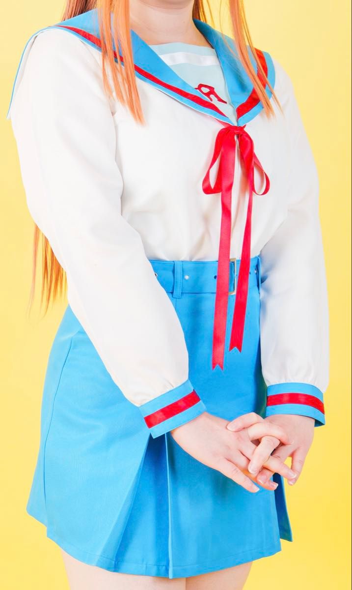 コスプレ コスチューム 衣装 涼宮ハルヒの憂鬱 県立北高校 制服 長袖 Lサイズ 朝比奈みくる 長門有希 朝倉涼子 喜緑江美里