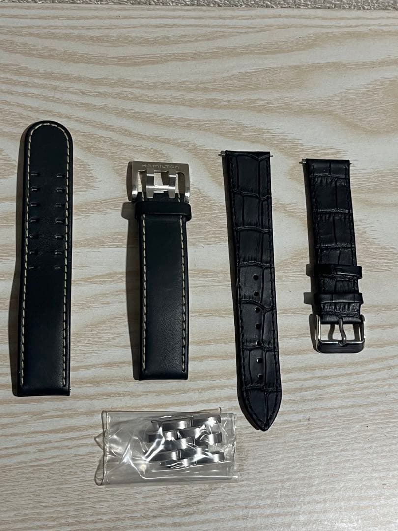 HAMILTON 原厂皮带 20mm 黑色