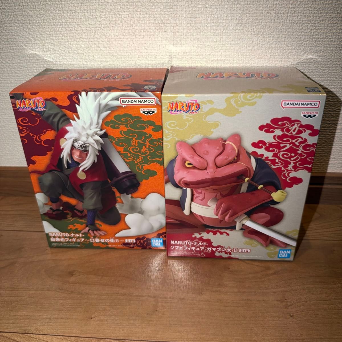 NARUTO Naruto Jiraiya Figure Summoning Technique Gamabunta Soft Vinyl Figure 2-Piece Set
