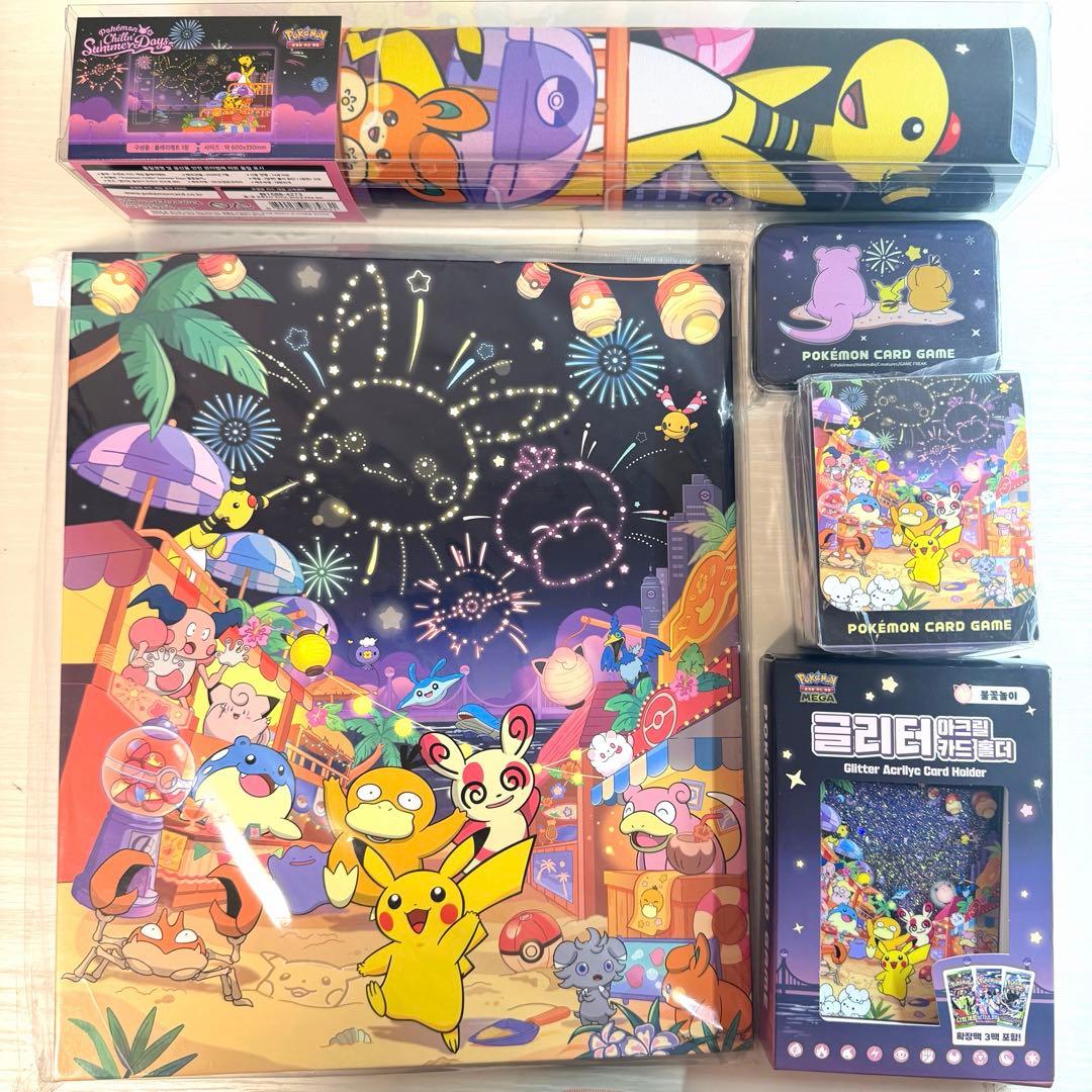 日本未发售 MegaFesta 2026in 釜山 宝可梦卡牌 游戏垫全套
