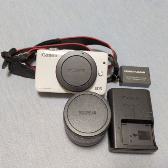 佳能 EOS M10 白色 镜头套件