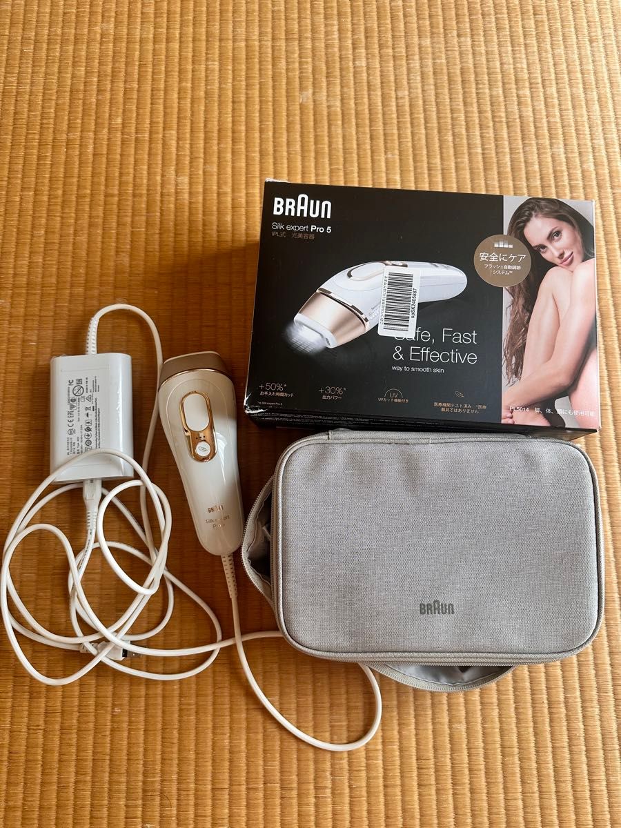 BRAUN Silk-expert Pro 5 Light-Based Beauty Device, Hair Removal Device, with Pouch