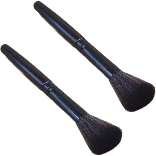 Cleaning Brush Ultra-Fine Dust Removal Soft Brush for Gunpla, Plastic Models, Figures, Miniatures, Cameras, Keyboards (Black, 2 Pieces)