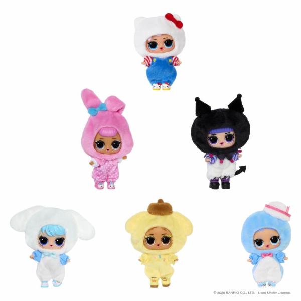 L.O.L. サプライズ！サンリオキャラクターズ リバーシブルサプライズ トイザらス限定【種類ランダム】LOLドール サンリオ コラボ フィギュア リ