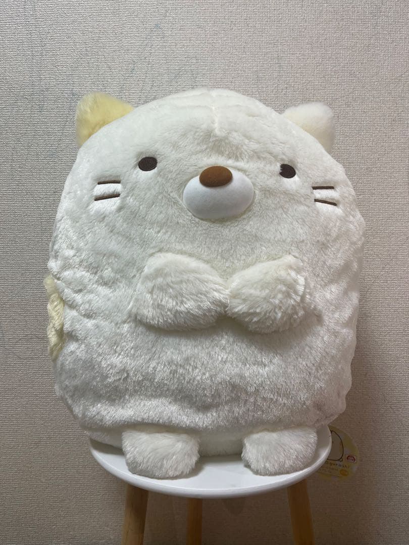 角落生物 蓬松毛绒玩偶 XL 高级猫咪