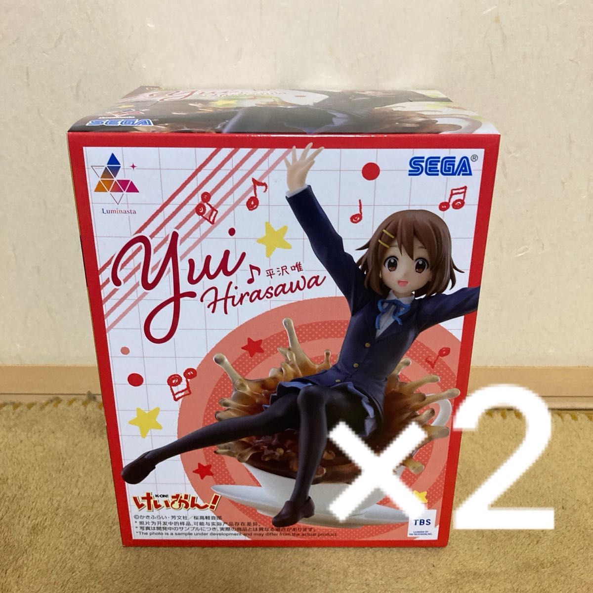 世嘉轻音!Luminasta平泽唯花样滑冰2个套装