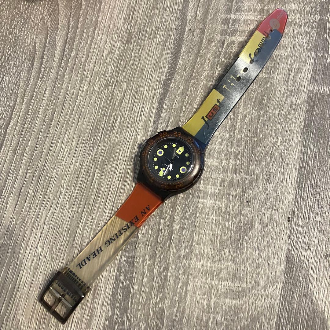 3F ジャンク品 激レア 90s VINTAGE Swatch スコーバ200