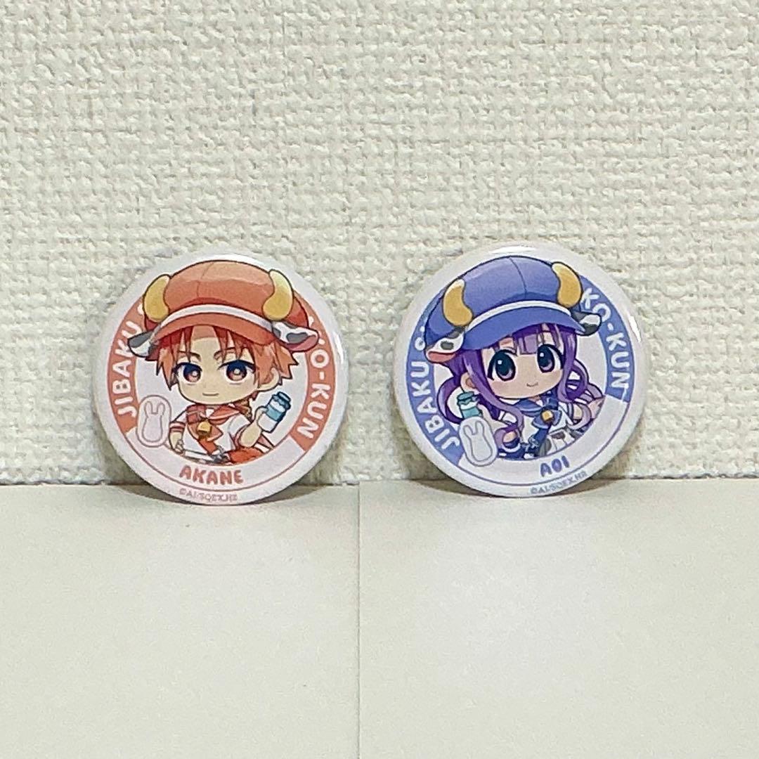 Jibaku Shounen Hanako-kun Character Drive Aoi Aoi Akane Aka Badge 2-Piece Set