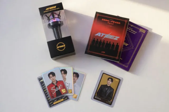 ATEEZ merchandise from Japan